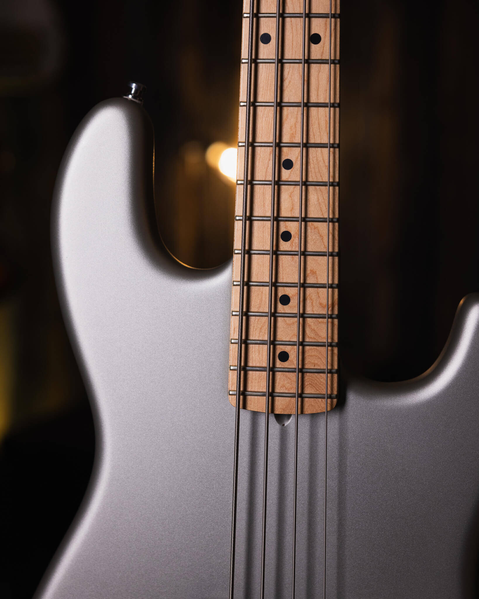 Fender Flea Signature Active Satin Inca Silver 2018 - Bajo