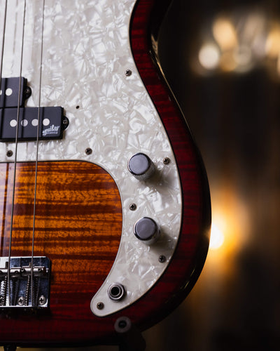Fender Precision Foto Flame MIJ Cherry Burst (Aguilar Hot Pickups) '96 - Bajo Eléctrico