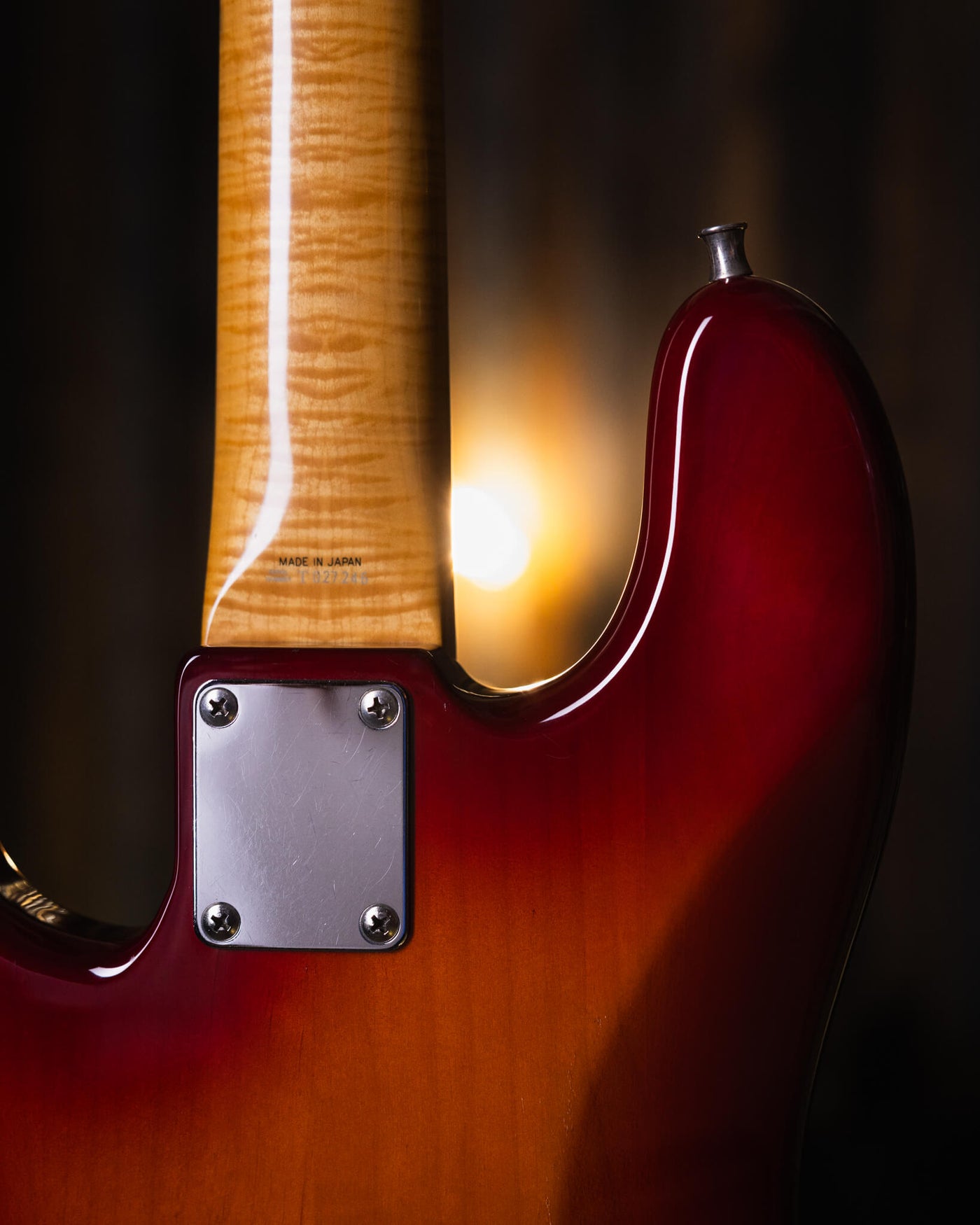 Fender Precision Foto Flame MIJ Cherry Burst (Aguilar Hot Pickups) '96 - Bajo Eléctrico