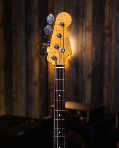 Fender Precision Foto Flame MIJ Cherry Burst (Aguilar Hot Pickups) '96 - Bajo Eléctrico