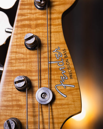 Fender Precision Foto Flame MIJ Cherry Burst (Aguilar Hot Pickups) '96 - Bajo Eléctrico