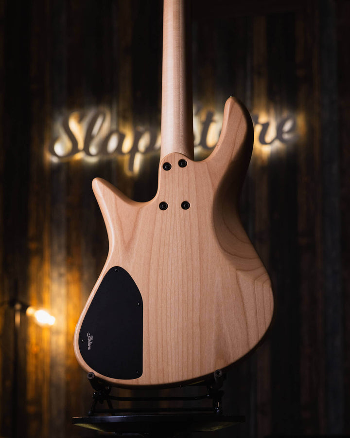 Fodera Emperor 4 Standard Special Poplar Burl End-2024 - Bajo Eléctrico | Cuerpo • Modelo: Emperor 4 Standard Special• Madera: Alder • Top: Poplar Burl• Terminación: Satin Brazo • Madera: 3 Piezas de Hard-Rock Maple• Perfil: Standard • Terminación: Satin