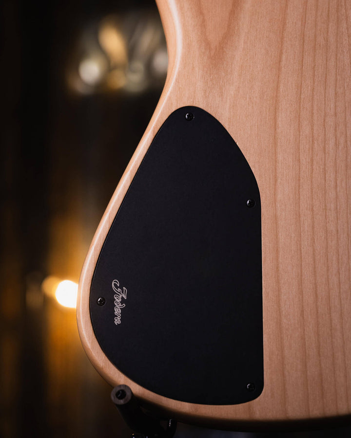 Fodera Emperor 4 Standard Special Poplar Burl End-2024 - Bajo Eléctrico | Cuerpo • Modelo: Emperor 4 Standard Special• Madera: Alder • Top: Poplar Burl• Terminación: Satin Brazo • Madera: 3 Piezas de Hard-Rock Maple• Perfil: Standard • Terminación: Satin