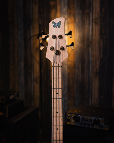 Fodera Emperor 4 Standard Special Poplar Burl End-2024 - Bajo Eléctrico