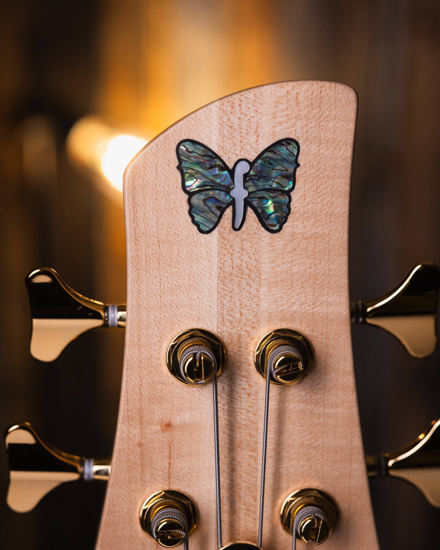 Fodera Emperor 4 Standard Special Poplar Burl End-2024 - Bajo Eléctrico