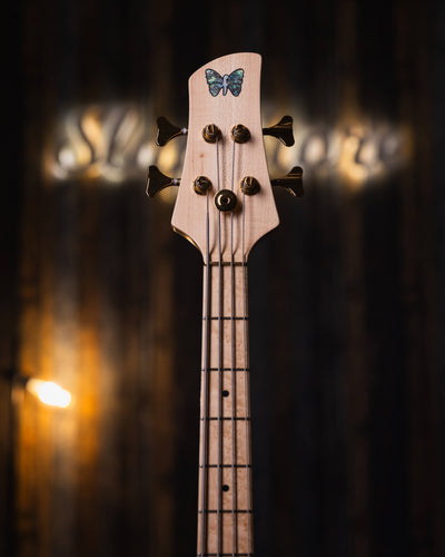 Fodera Emperor 4 Standard Special Poplar Burl End-2024 - Bajo Eléctrico