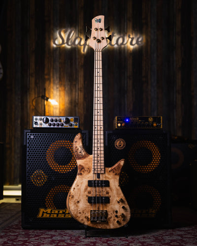 Fodera Emperor 4 Standard Special Poplar Burl End-2024 - Bajo Eléctrico
