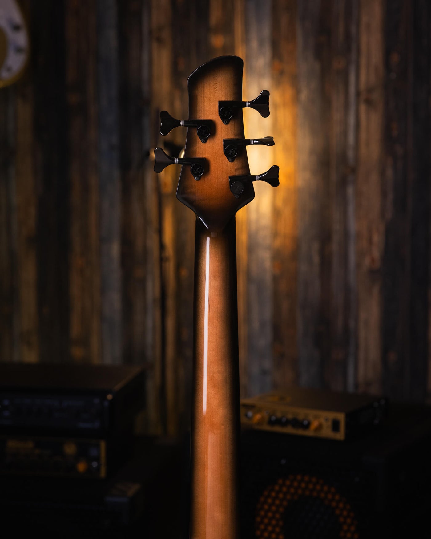 Fodera Emperor 5 Deluxe Chestnut Burl '95 - Bajo Eléctrico
