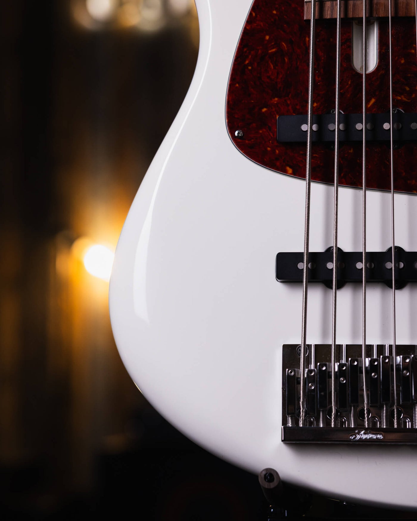 Fodera Emperor 5 J Classic Olympic White 2019 - Bajo Eléctrico