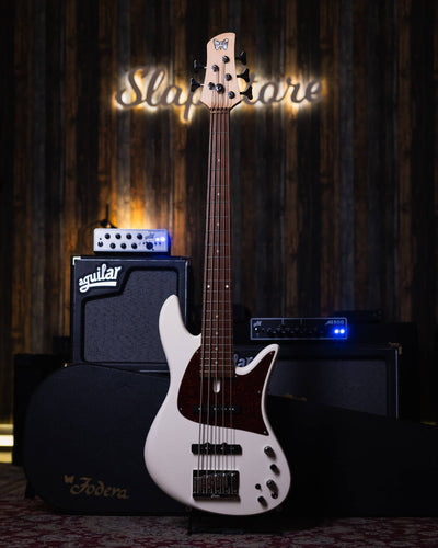 Fodera Emperor 5 J Classic Olympic White 2019 - Bajo Eléctrico