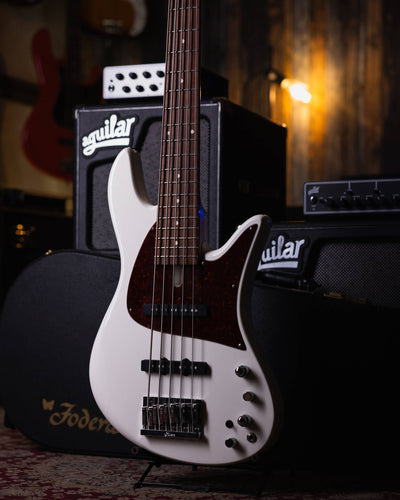 Fodera Emperor 5 J Classic Olympic White 2019 - Bajo Eléctrico