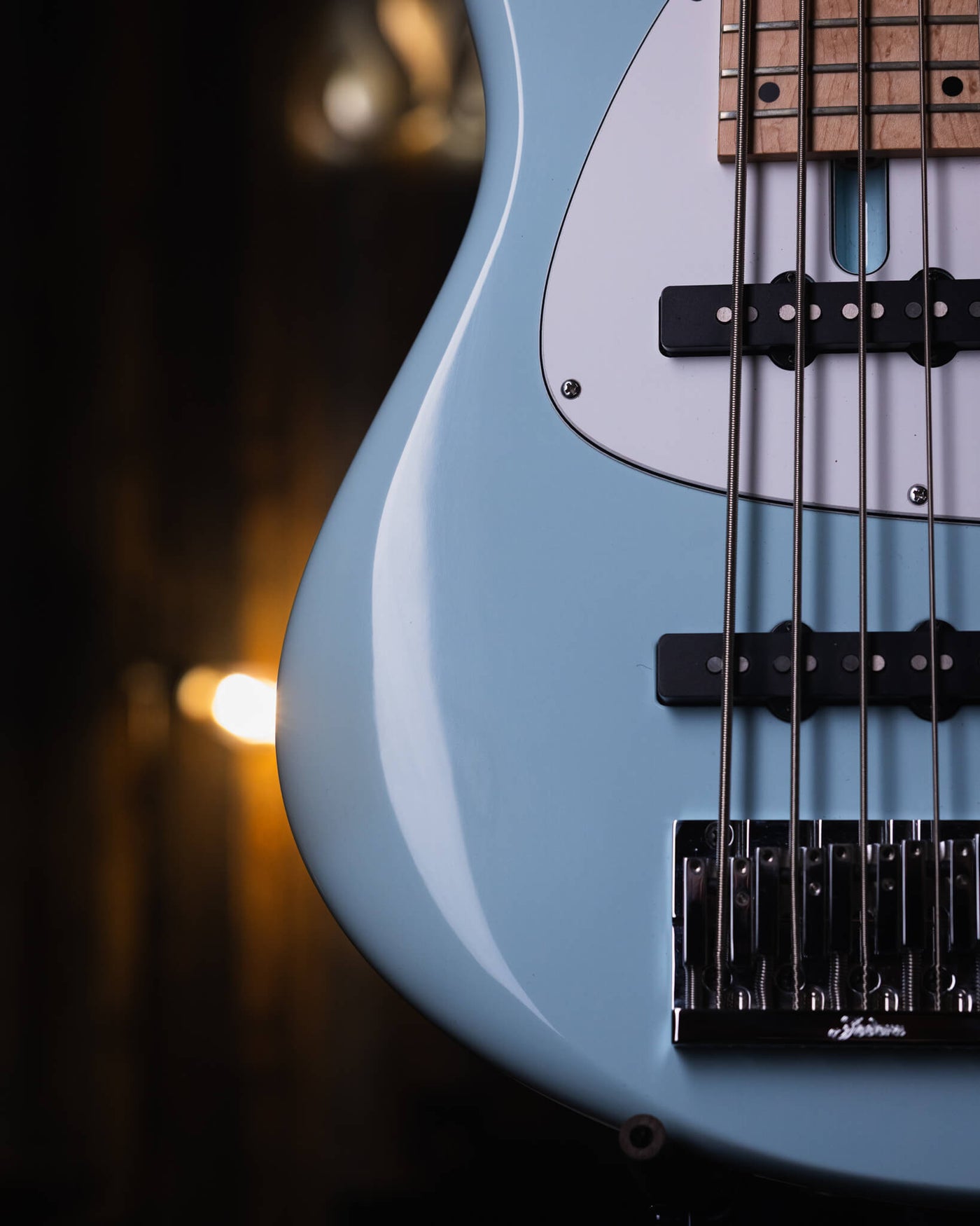 Fodera Emperor 5 Standard J Classic Sonic Blue 2018 - Bajo Eléctrico