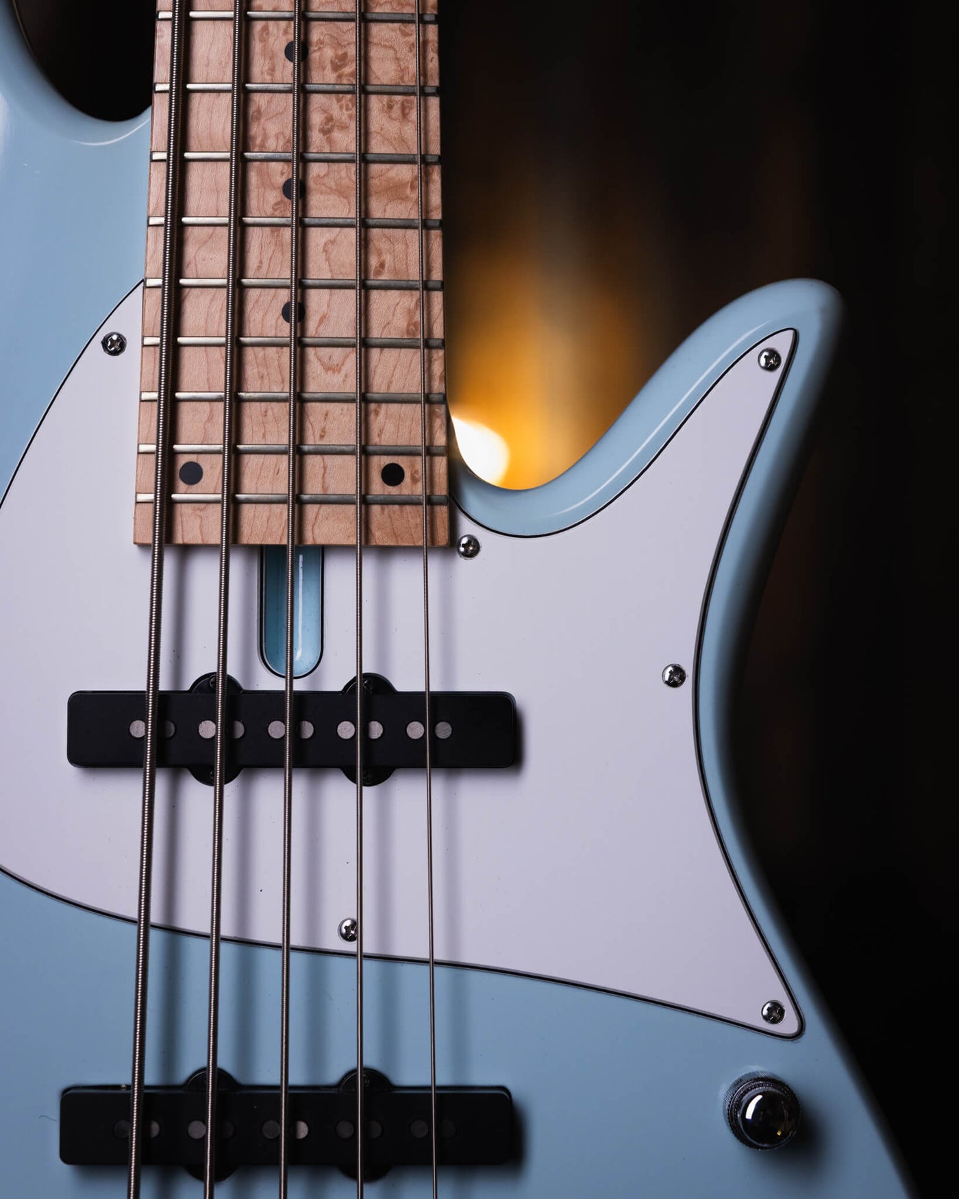 Fodera Emperor 5 Standard J Classic Sonic Blue 2018 - Bajo Eléctrico