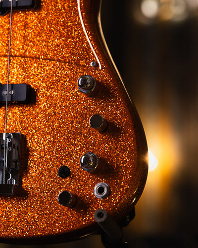 Fodera Emperor 5 J Classic Orange Sparkle 2019 - Bajo Eléctrico