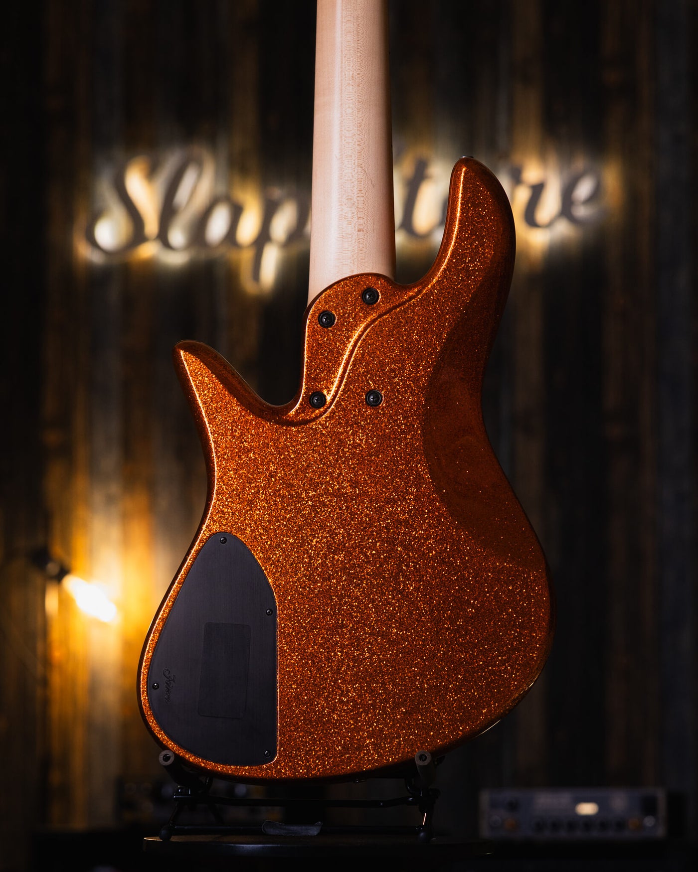 Fodera Emperor 5 J Classic Orange Sparkle 2019 - Bajo Eléctrico