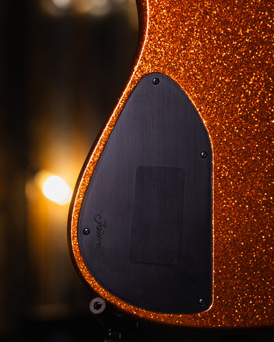 Fodera Emperor 5 J Classic Orange Sparkle 2019 - Bajo Eléctrico