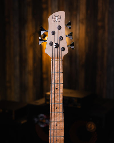 Fodera Emperor 5 J Classic Orange Sparkle 2019 - Bajo Eléctrico