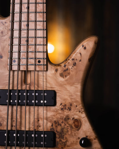 Fodera Emperor 5 Standard Special Poplar Burl 2023 - Bajo Eléctrico