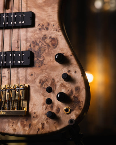 Fodera Emperor 5 Standard Special Poplar Burl 2023 - Bajo Eléctrico