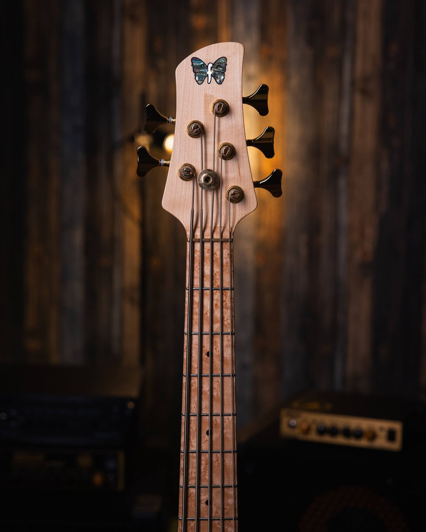 Fodera Emperor 5 Standard Special Poplar Burl 2023 - Bajo Eléctrico
