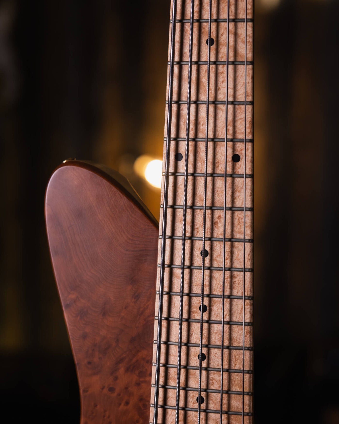 Fodera Imperial II 5 Elite Redwood Burl 2021 - Bajo Eléctrico