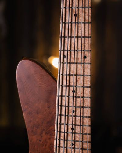 Fodera Imperial II 5 Elite Redwood Burl 2021 - Bajo Eléctrico
