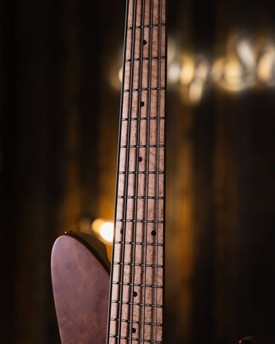 Fodera Imperial II 5 Elite Redwood Burl 2021 - Bajo Eléctrico