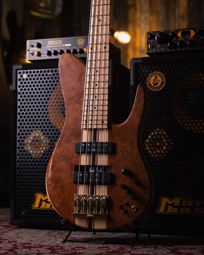 Fodera Imperial II 5 Elite Redwood Burl 2021 - Bajo Eléctrico