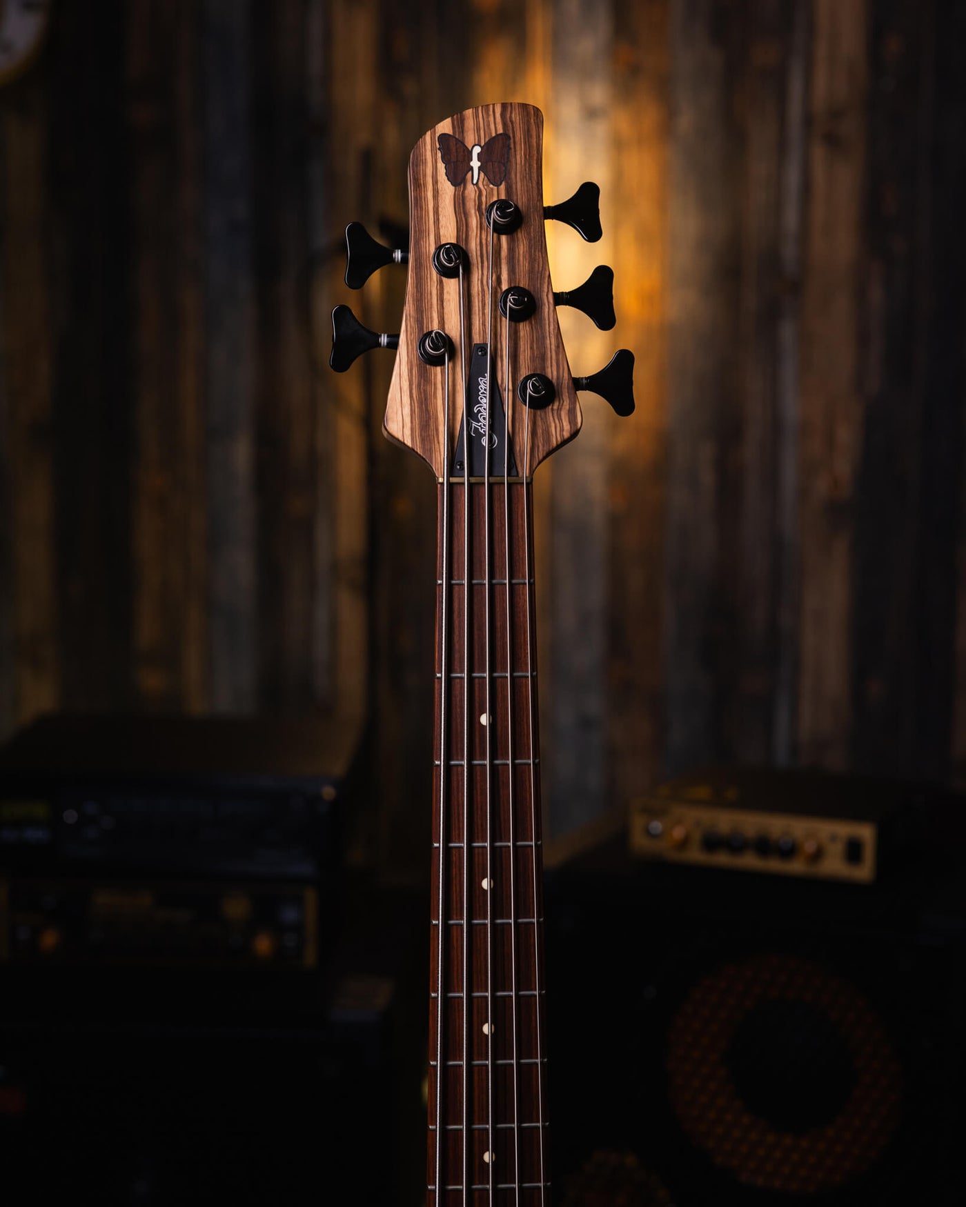 Fodera Monarch 5 Elite 38th Anniversary Zebrawood 2022  - Bajo Eléctrico