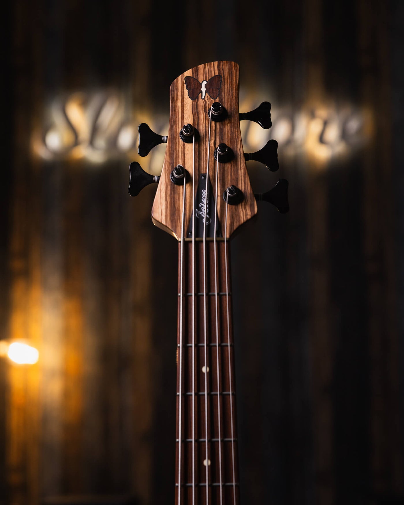 Fodera Monarch 5 Elite 38th Anniversary Zebrawood 2022  - Bajo Eléctrico