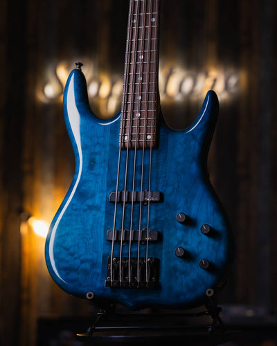 Ken Smith Burner CB5 Transparent Blue '97 - Bajo Eléctrico
