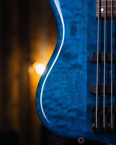 Ken Smith Burner CB5 Transparent Blue '97 - Bajo Eléctrico
