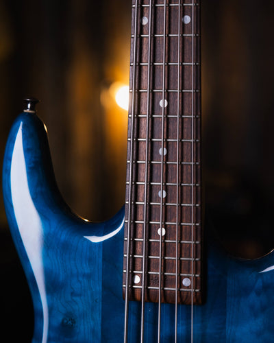 Ken Smith Burner CB5 Transparent Blue '97 - Bajo Eléctrico