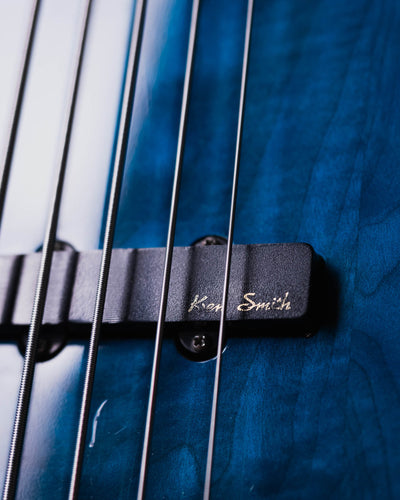 Ken Smith Burner CB5 Transparent Blue '97 - Bajo Eléctrico