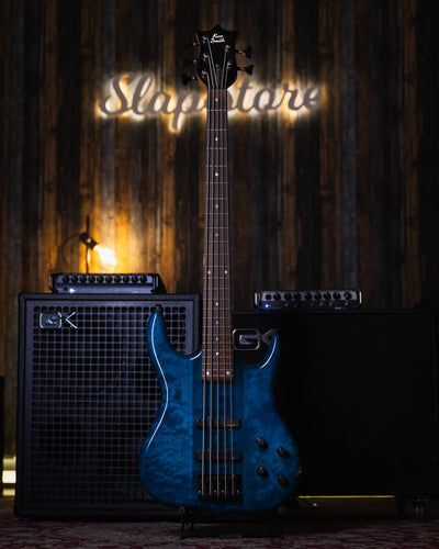 Ken Smith Burner CB5 Transparent Blue '97 - Bajo Eléctrico