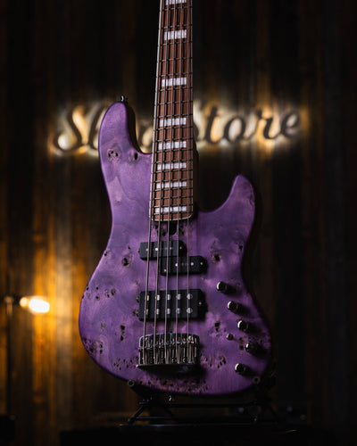 Mayones Jabba 5 Malaman Antique Violet Raw 2023 - Bajo Eléctrico