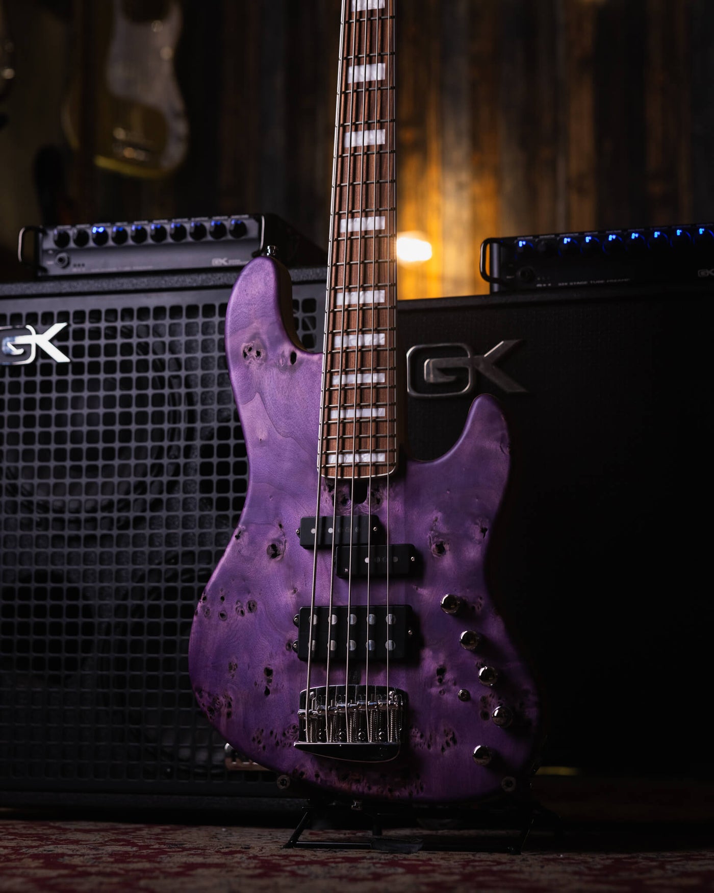 Mayones Jabba 5 Malaman Antique Violet Raw 2023 - Bajo Eléctrico