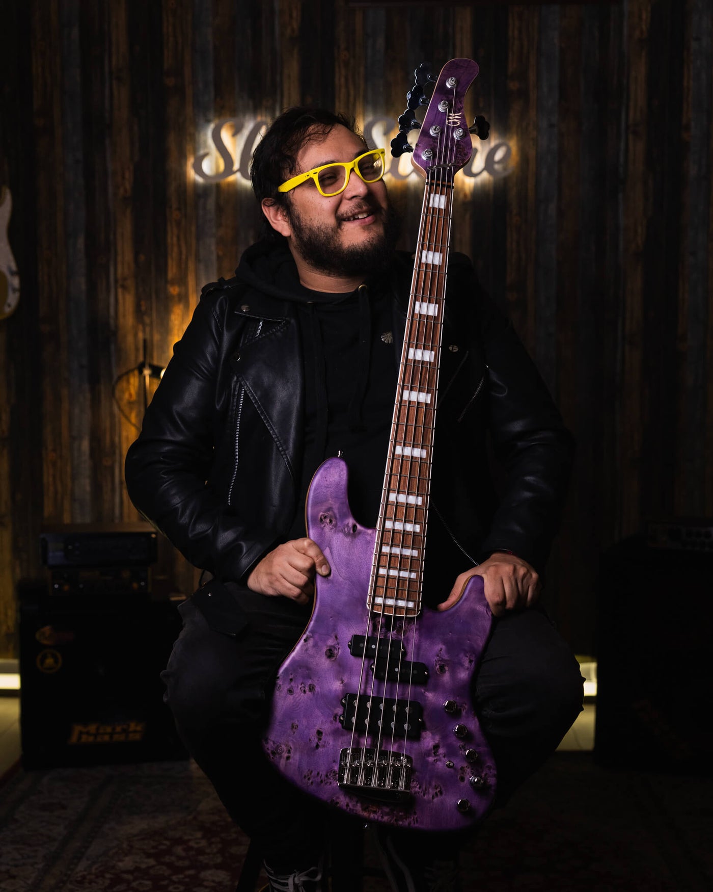 Mayones Jabba 5 Malaman Antique Violet Raw 2023 - Bajo Eléctrico