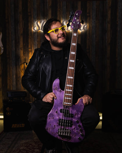 Mayones Jabba 5 Malaman Antique Violet Raw 2023 - Bajo Eléctrico