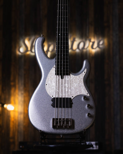 Modulus Funk Unlimited 5 Silver Sparkle 2002 - Bajo Eléctrico