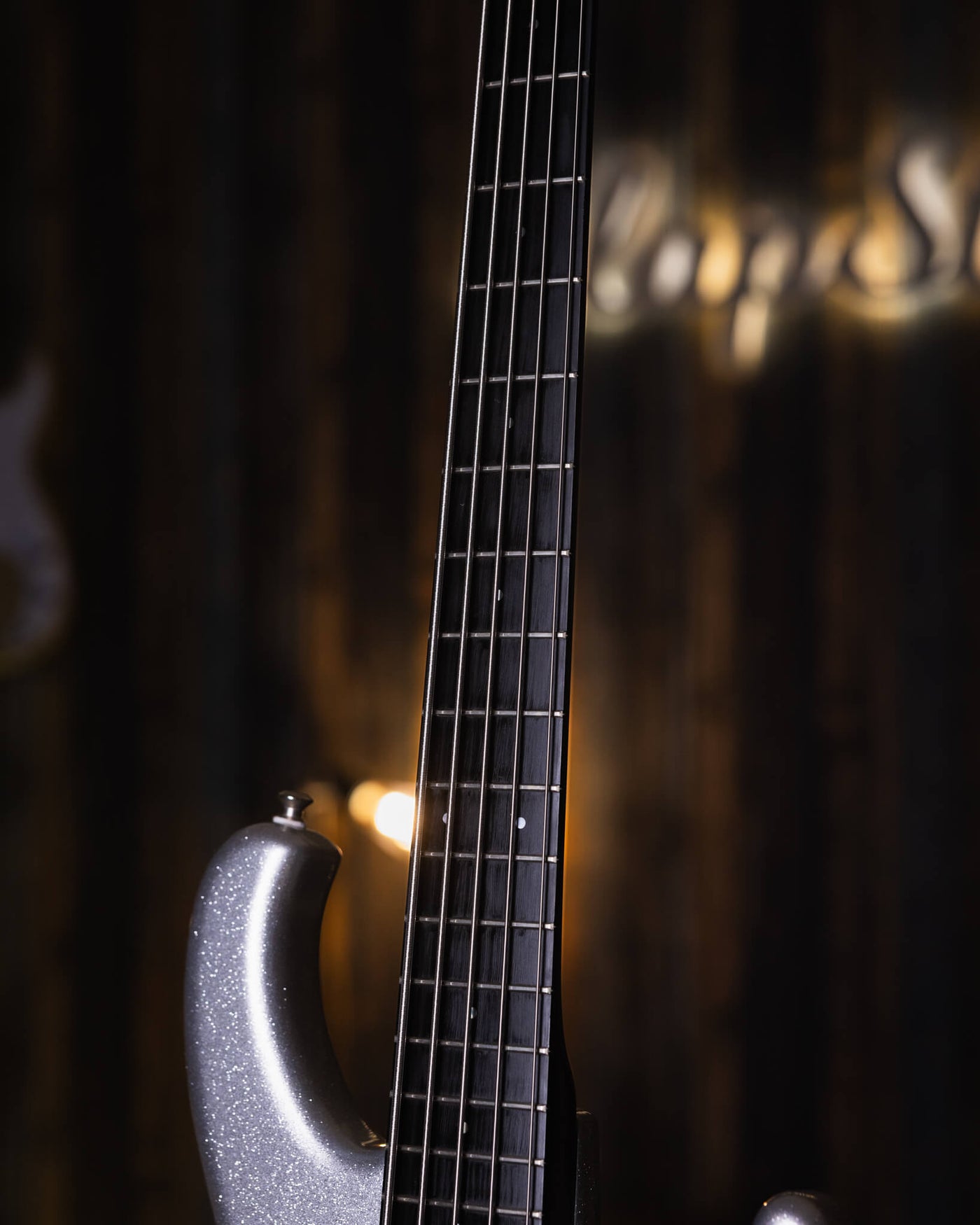 Modulus Funk Unlimited 5 Silver Sparkle 2002 - Bajo Eléctrico