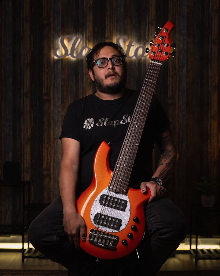 Musicman Bongo 6 HH Blood Orange 2005