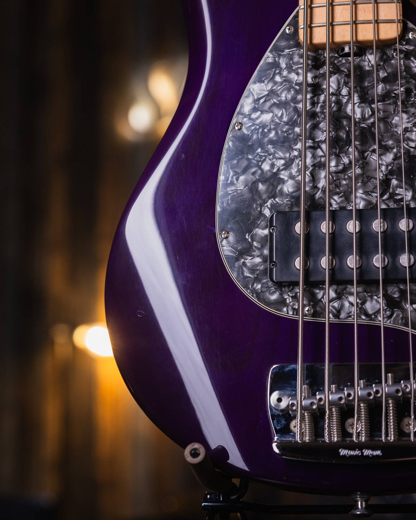 Musicman Stingray 5 Translucent Purple 2001 - Bajo Eléctrico