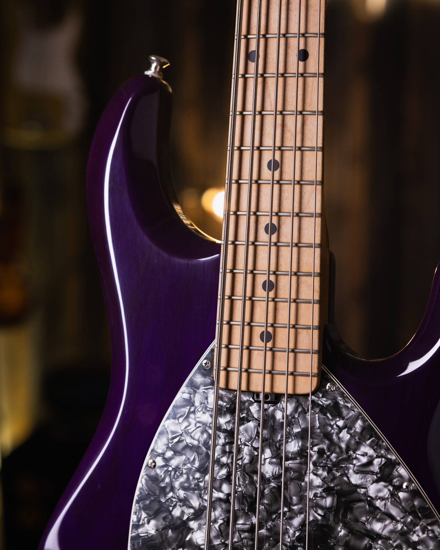 Musicman Stingray 5 Translucent Purple 2001 - Bajo Eléctrico