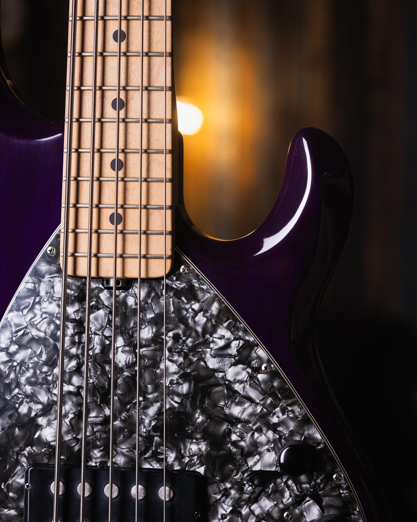 Musicman Stingray 5 Translucent Purple 2001 - Bajo Eléctrico