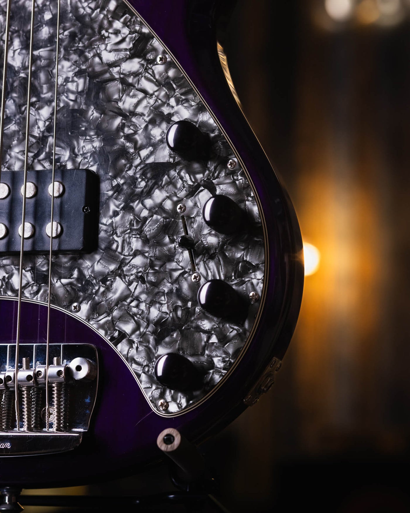 Musicman Stingray 5 Translucent Purple 2001 - Bajo Eléctrico