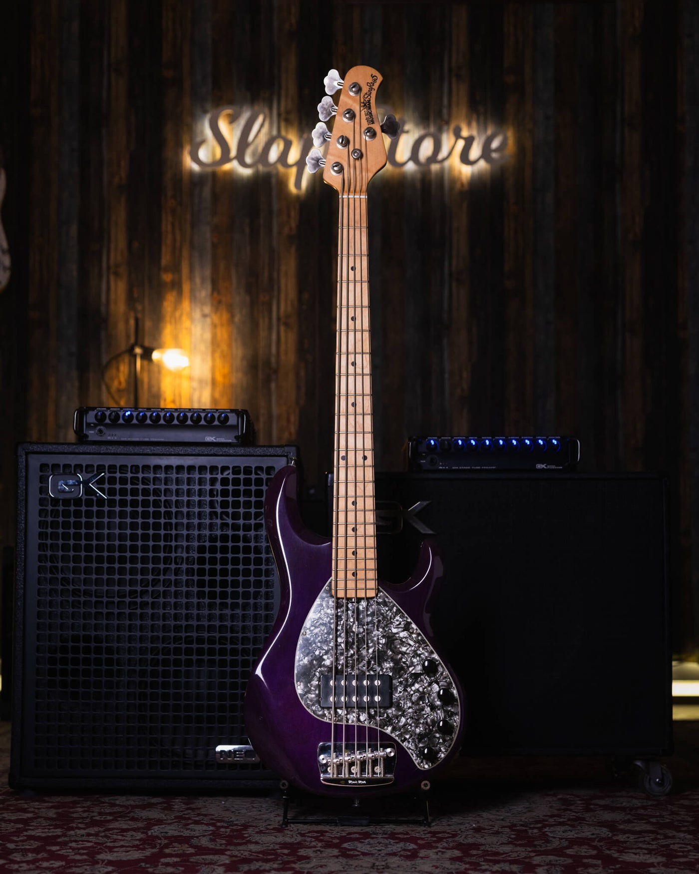 Musicman Stingray 5 Translucent Purple 2001 - Bajo Eléctrico