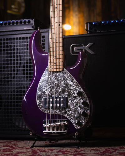Musicman Stingray 5 Translucent Purple 2001 - Bajo Eléctrico