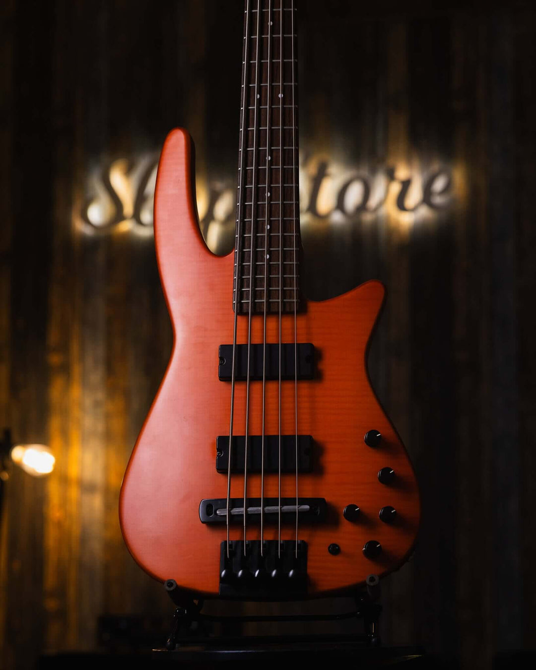 NS Design CR5 Radius Amber w/ Electric Piezo 2014 - Bajo Eléctrico