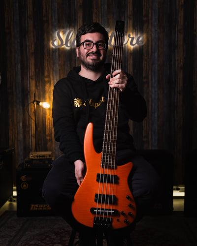 NS Design CR5 Radius Amber w/ Electric Piezo 2014 - Bajo Eléctrico
